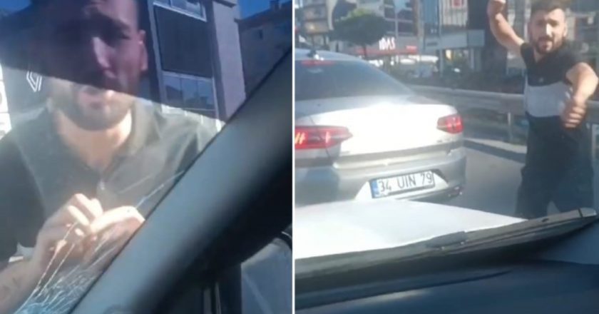 Maltepe D-100’de araca saldırı: Engelleyip camını kırdılar – Son Dakika Türkiye Haberleri