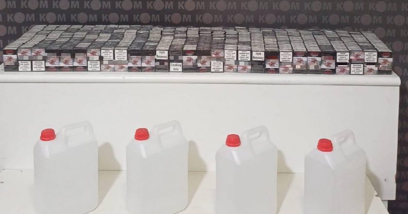 Kırıkkale’de gümrükte kaçak sigara ve etil alkol ele geçirildi