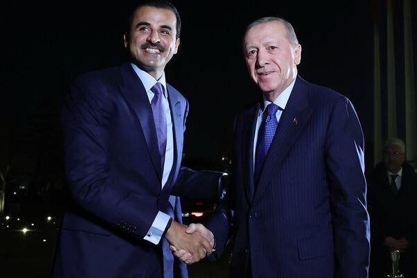 Cumhurbaşkanı Erdoğan, Katar Emiri Şeyh Al Sani ile görüştü