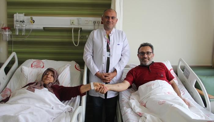 5 gün arayla kalp krizi geçirdiler! Anne-oğul aynı gün yapılan anjiyoyla sağlığına kavuştu