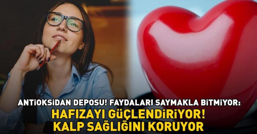 Antioksidan koruma! Her şeyi içerir: Omega-3 yağ asitleri, E, C ve K vitaminleri! Hafızayı güçlendirir, kalp sağlığını korur