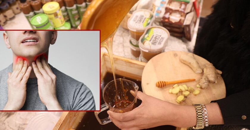 Boğaz enfeksiyonlarına karşı doğal destek: Zencefil ve bal karışımı tarifi…