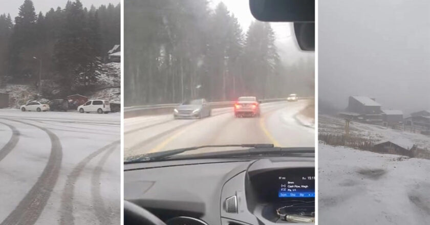 Uludağ Kış Beyazına Büründü