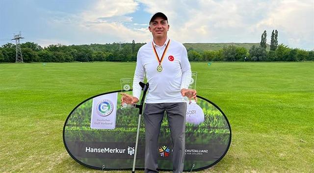 Milli para golfçü Mehmet Kazan, Almanya’da şampiyon oldu